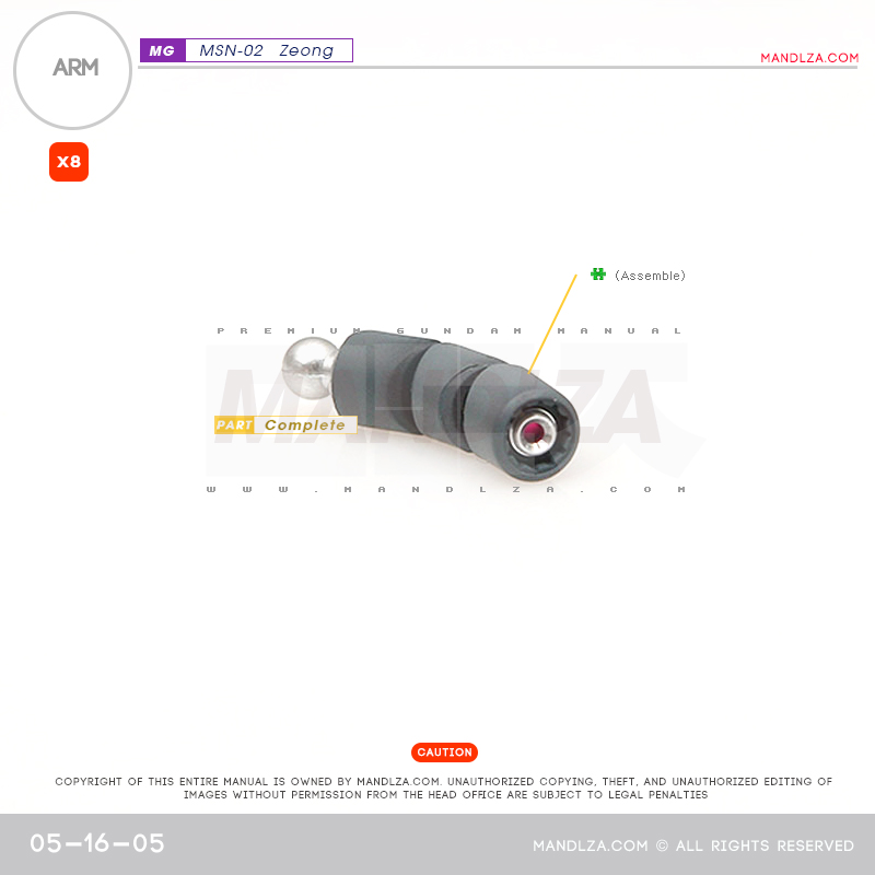 MG] MSN-02 ZEONG ARM 05-16