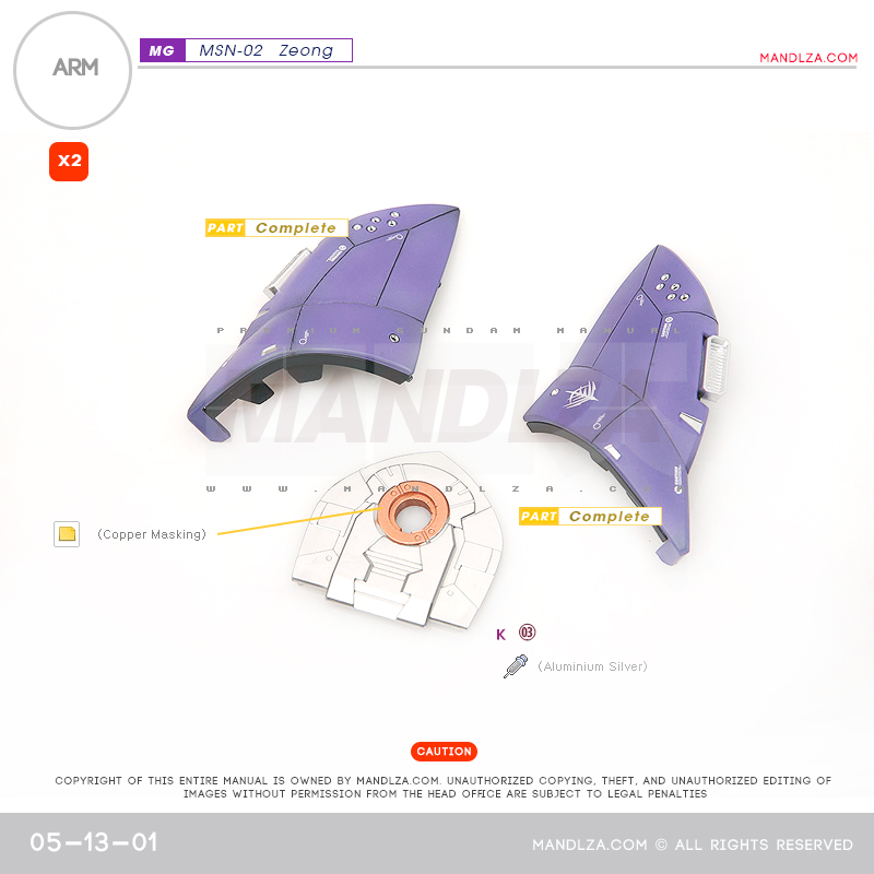 MG] MSN-02 ZEONG ARM 05-13