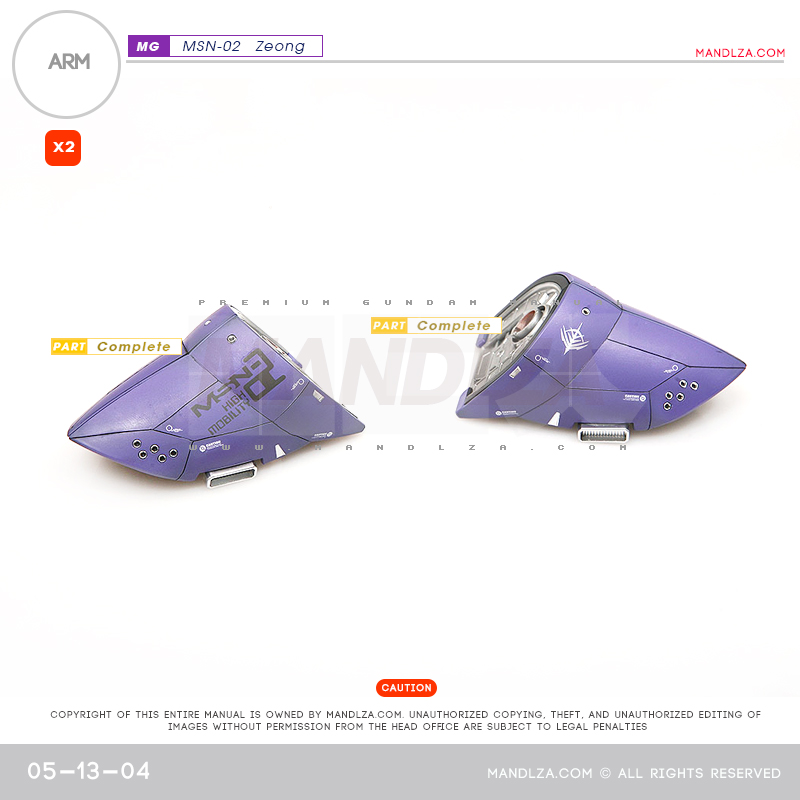 MG] MSN-02 ZEONG ARM 05-13