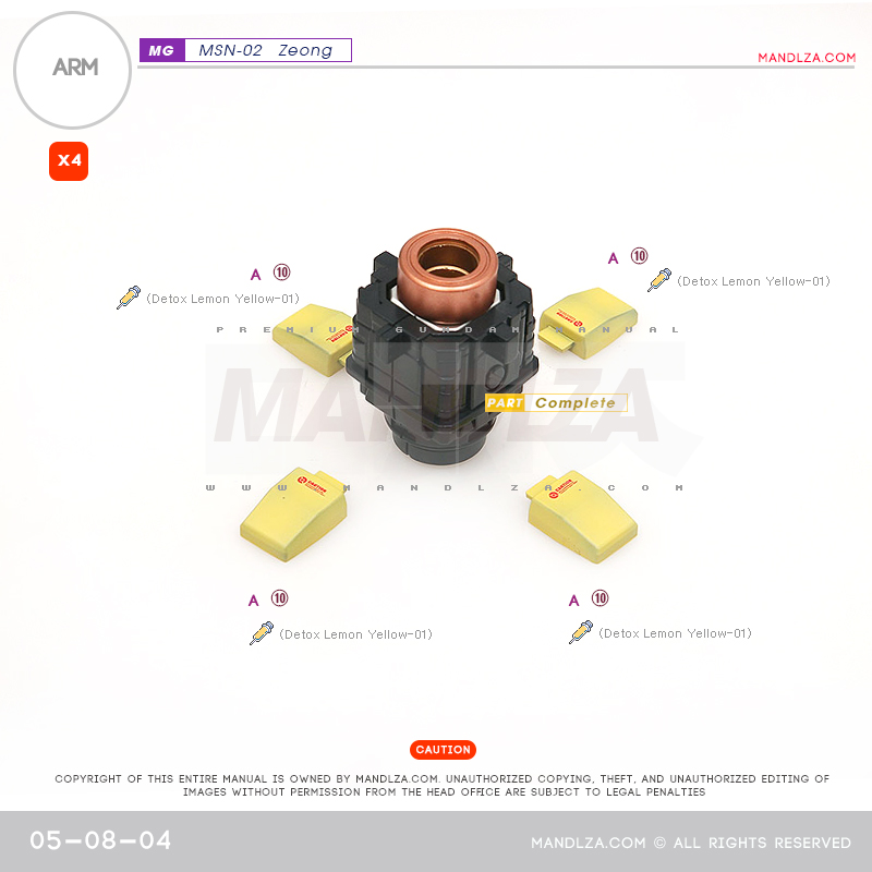 MG] MSN-02 ZEONG ARM 05-08