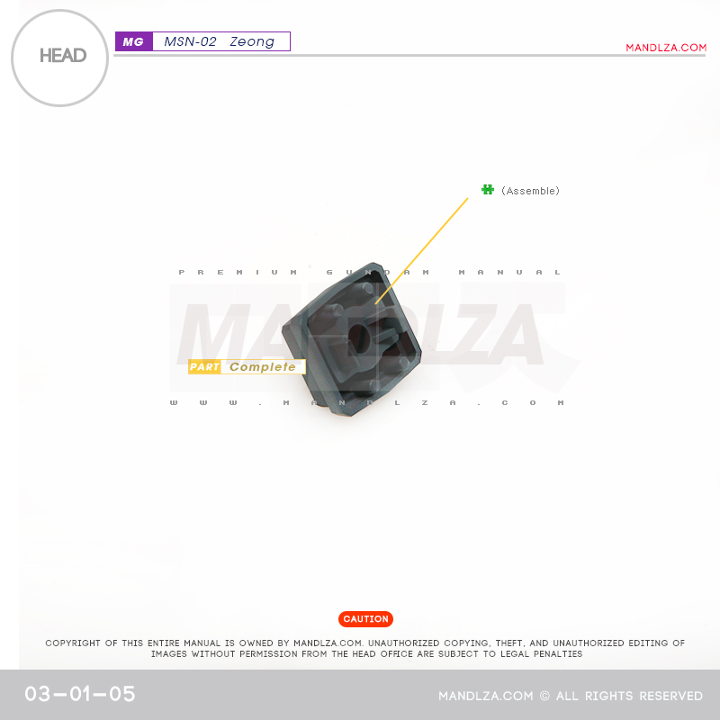 MG] MSN-02 ZEONG HEAD 03-01