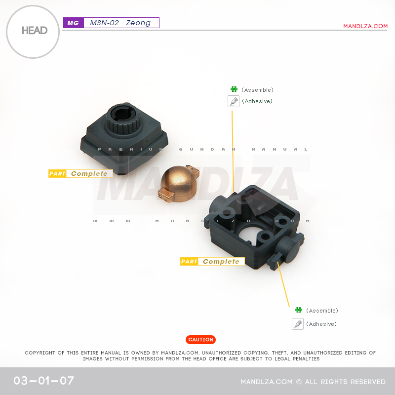 MG] MSN-02 ZEONG HEAD 03-01