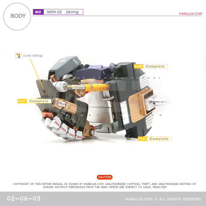 MG] MSN-02 ZEONG BODY02 02-06