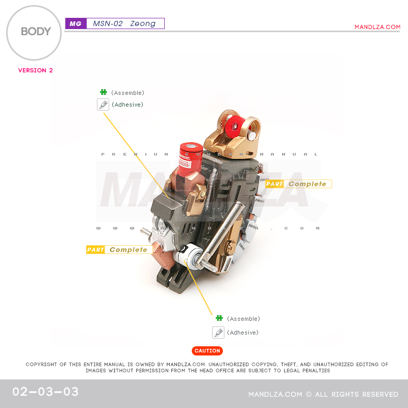 MG] MSN-02 ZEONG BODY02 02-03