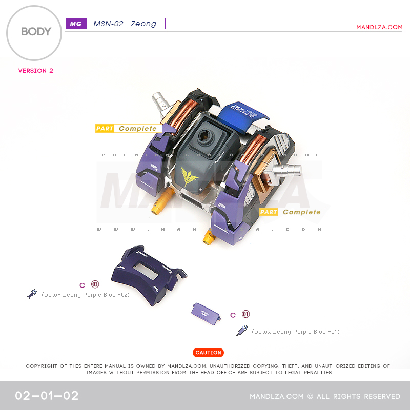 MG] MSN-02 ZEONG BODY02 02-01