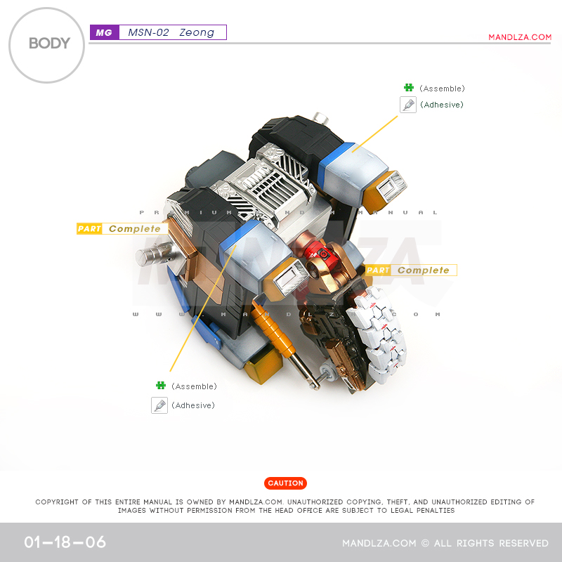 MG] MSN-02 ZEONG BODY02 01-18
