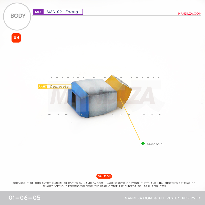 MG] MSN-02 ZEONG BODY02 01-06