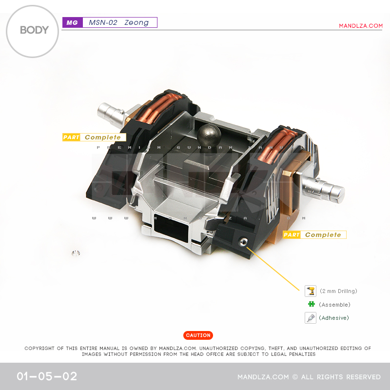 MG] MSN-02 ZEONG BODY02 01-05