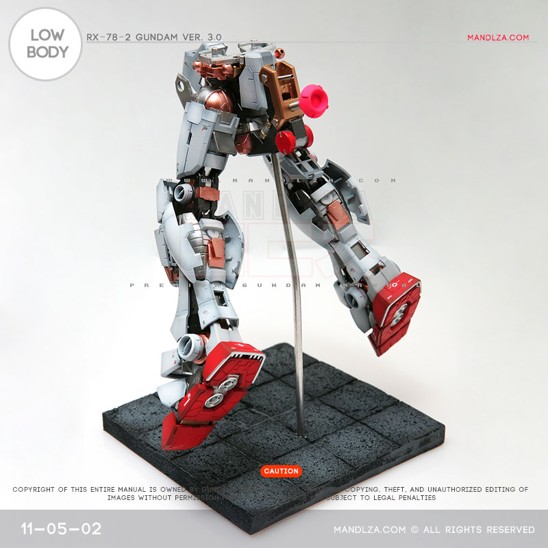 MG] RX78 3.0 LOW-BODY 11-05