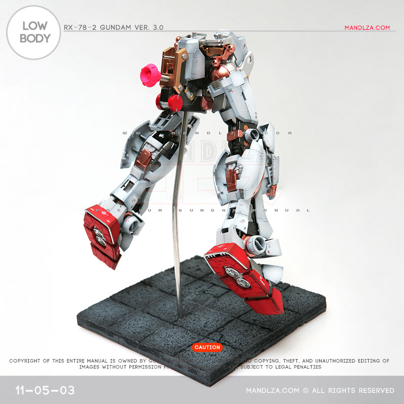 MG] RX78 3.0 LOW-BODY 11-05