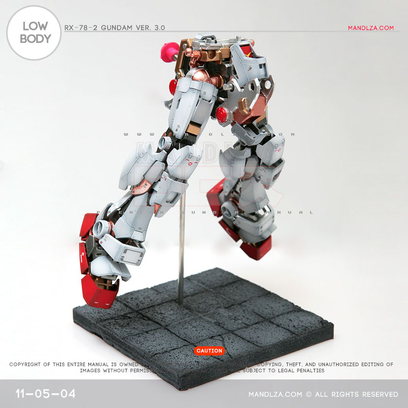 MG] RX78 3.0 LOW-BODY 11-05