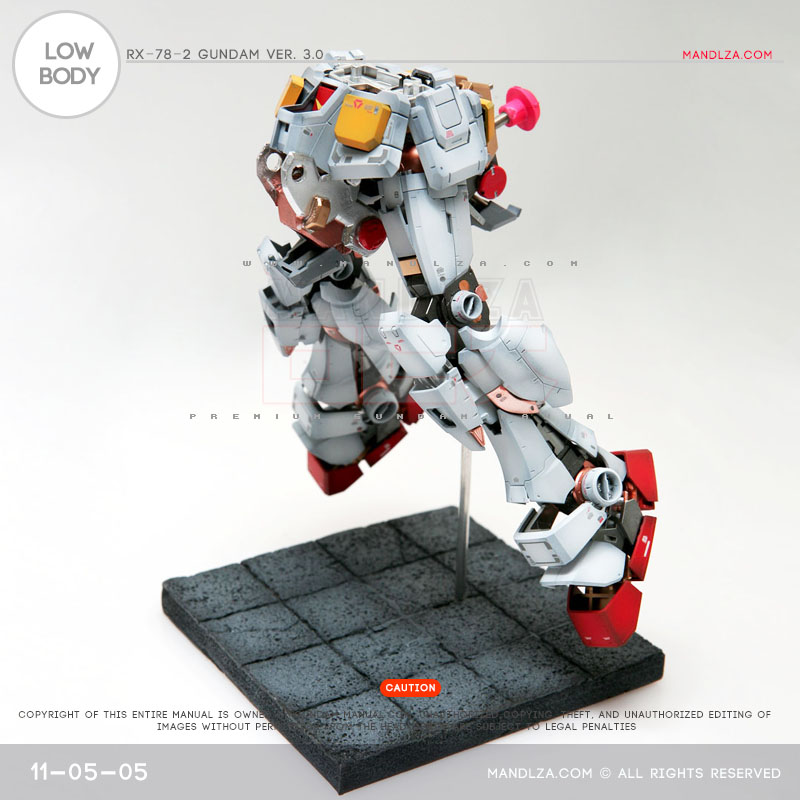 MG] RX78 3.0 LOW-BODY 11-05