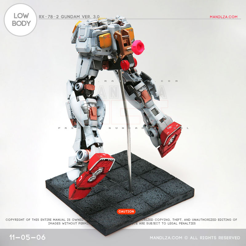 MG] RX78 3.0 LOW-BODY 11-05