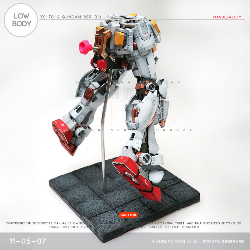 MG] RX78 3.0 LOW-BODY 11-05