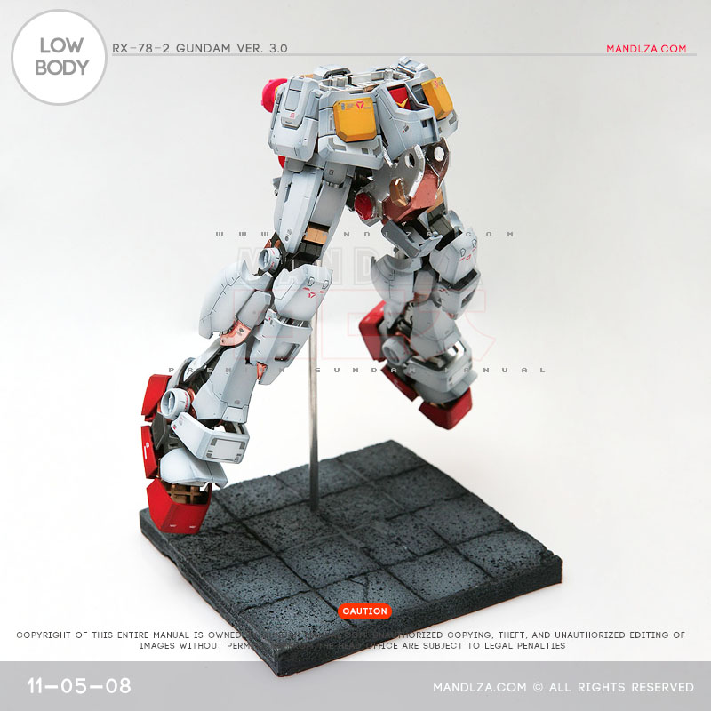 MG] RX78 3.0 LOW-BODY 11-05