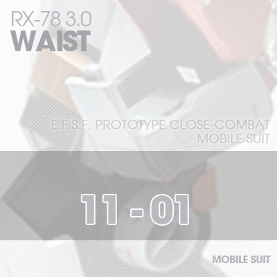 MG] RX78 3.0 LOW-BODY 11-01