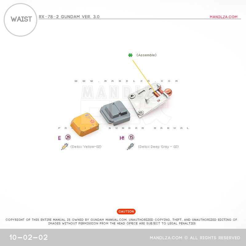MG] RX78 3.0 WAIST 10-02