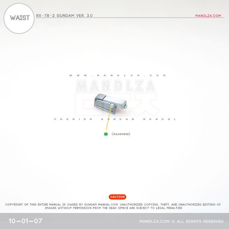 MG] RX78 3.0 WAIST 10-01
