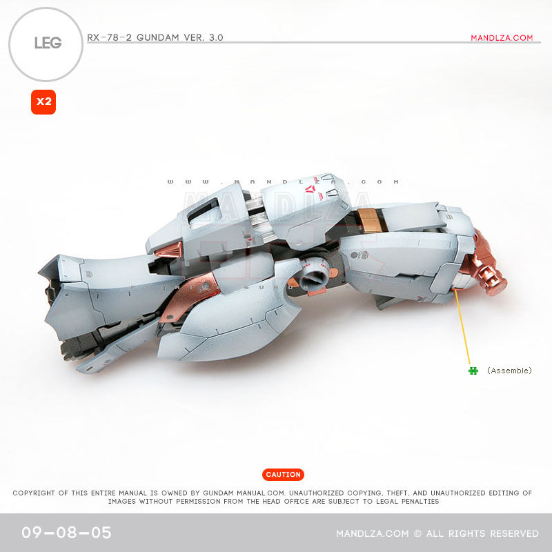 MG] RX78 3.0 LEG 09-08