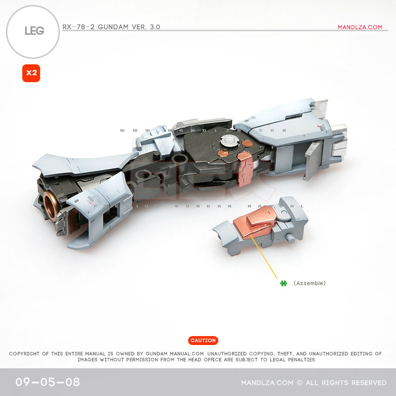 MG] RX78 3.0 LEG 09-05