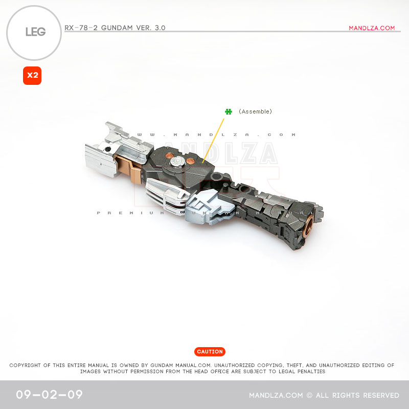 MG] RX78 3.0 LEG 09-02