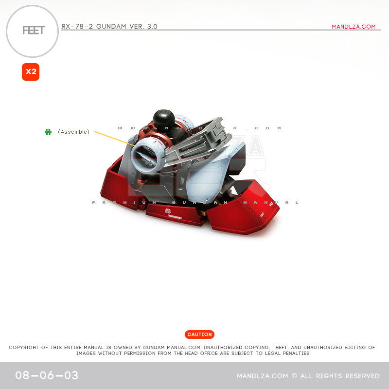 MG] RX78 3.0 FEET 08-06