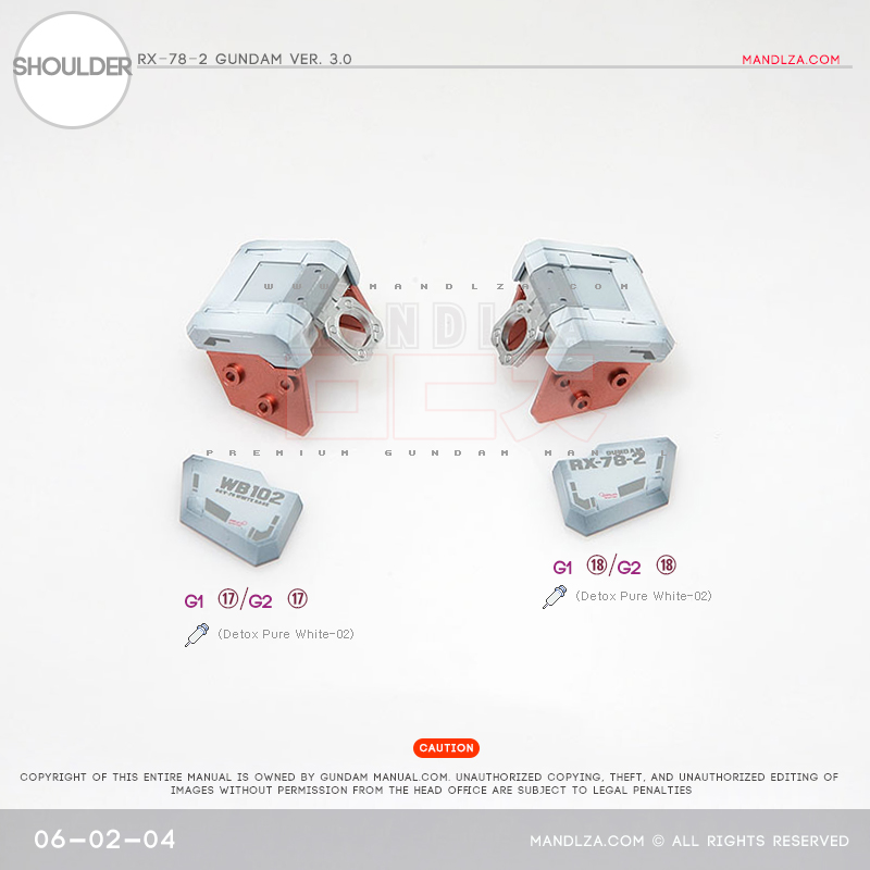 MG] RX78 3.0 Shoulder Armor 06-02
