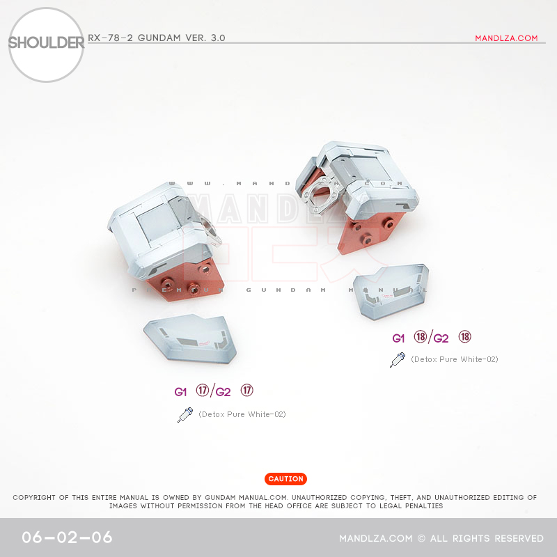 MG] RX78 3.0 Shoulder Armor 06-02