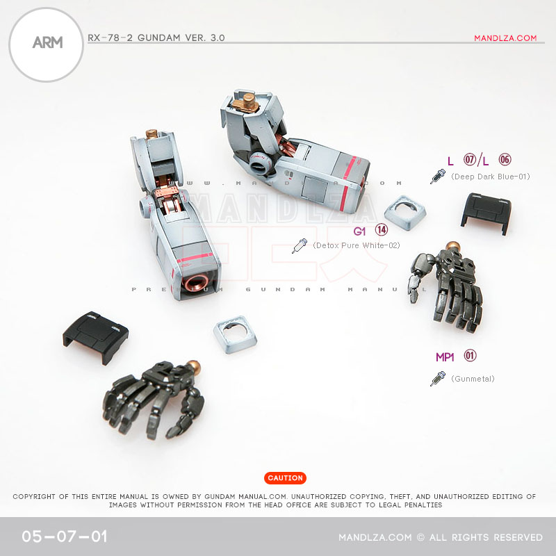 MG] RX78 3.0 ARM-UNIT 05-07