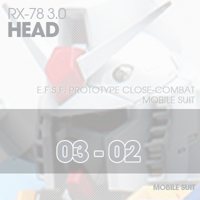 MG] RX78 3.0 HEAD 03-02