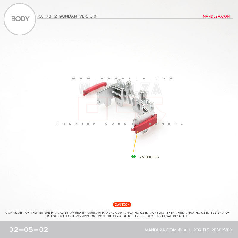 MG] RX78 3.0 BODY 02-05