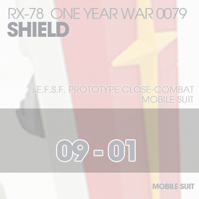 MG] RX78 0079 SHIELD 09-01