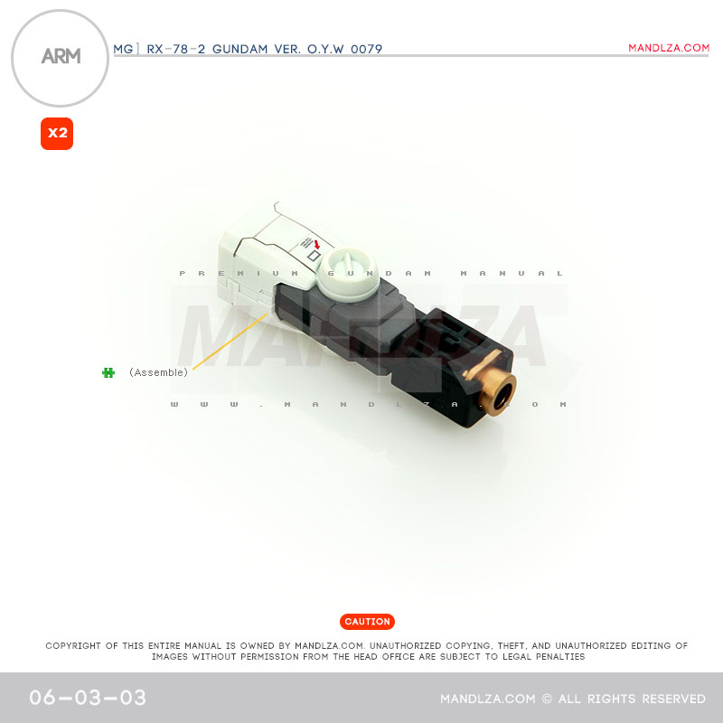 MG] RX78 0079 ARM 06-03