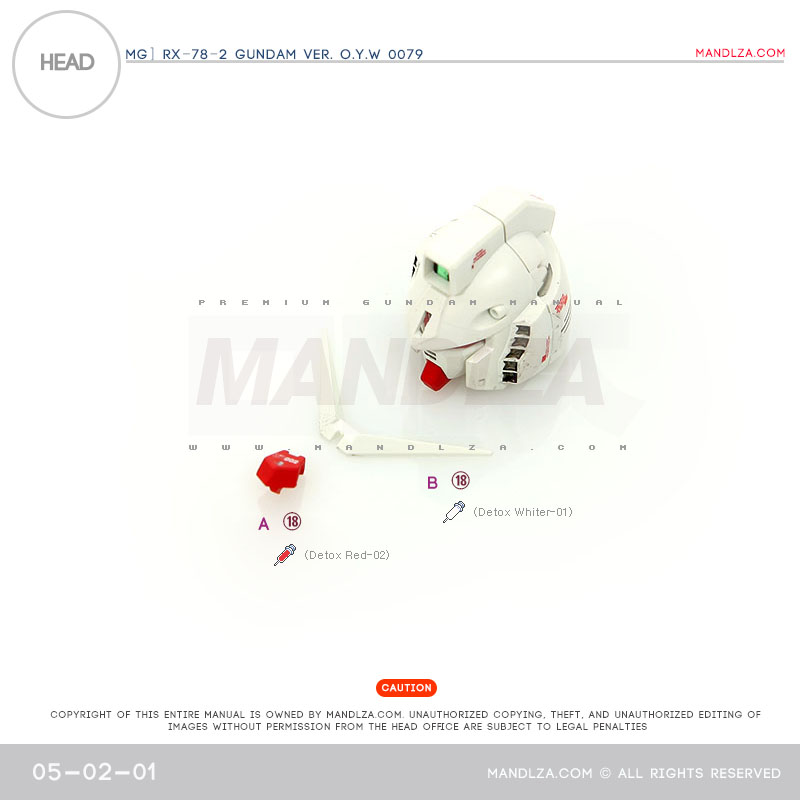 MG] RX78 0079 HEAD 05-02