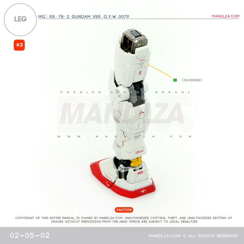 MG] RX78 0079 LEG 02-05