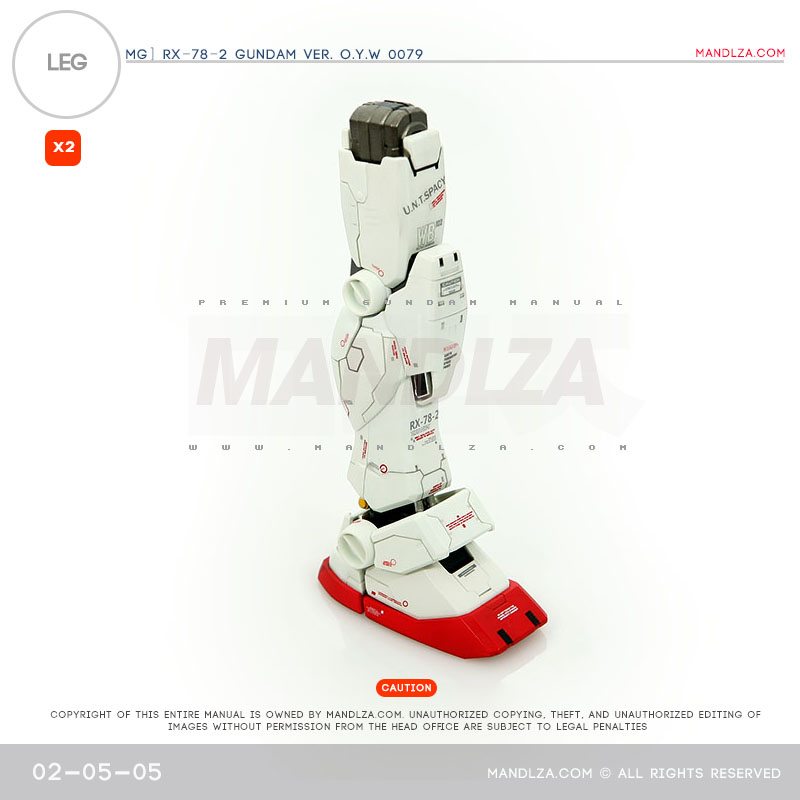 MG] RX78 0079 LEG 02-05