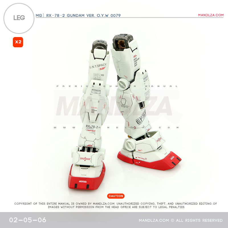 MG] RX78 0079 LEG 02-05