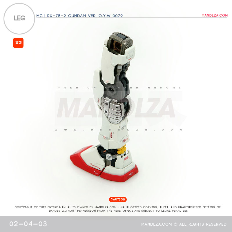 MG] RX78 0079 LEG 02-04