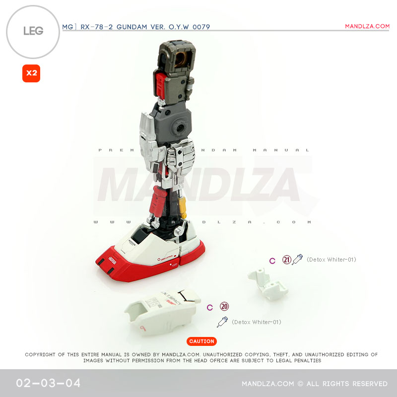 MG] RX78 0079 LEG 02-03