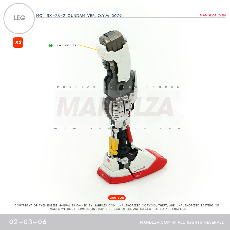 MG] RX78 0079 LEG 02-03