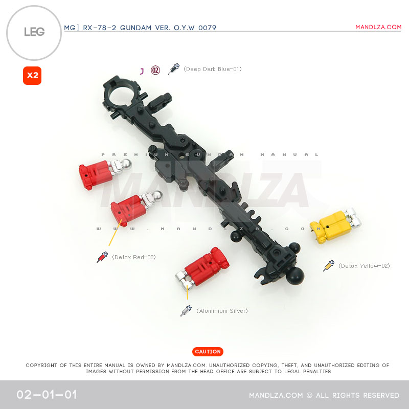 MG] RX78 0079 LEG 02-01