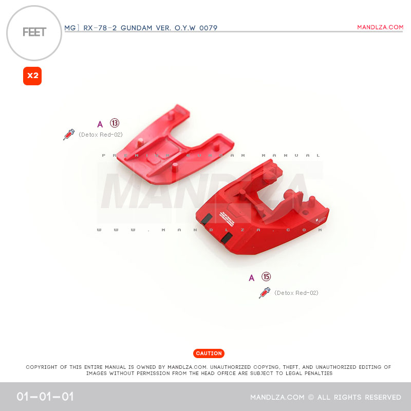 MG] RX78 0079 FEET 01-01