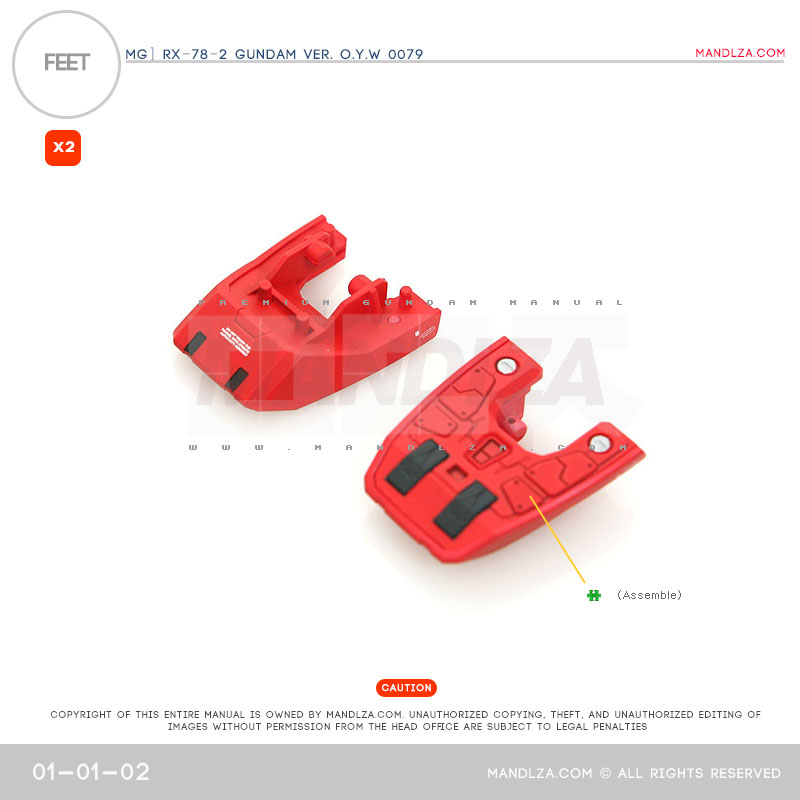 MG] RX78 0079 FEET 01-01