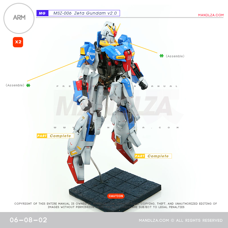 MG] MSZ-006 ZETA 2.0 ARM 06-08