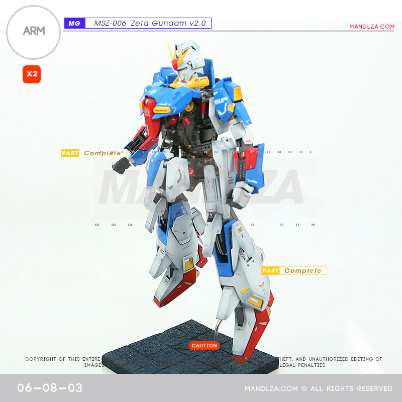 MG] MSZ-006 ZETA 2.0 ARM 06-08