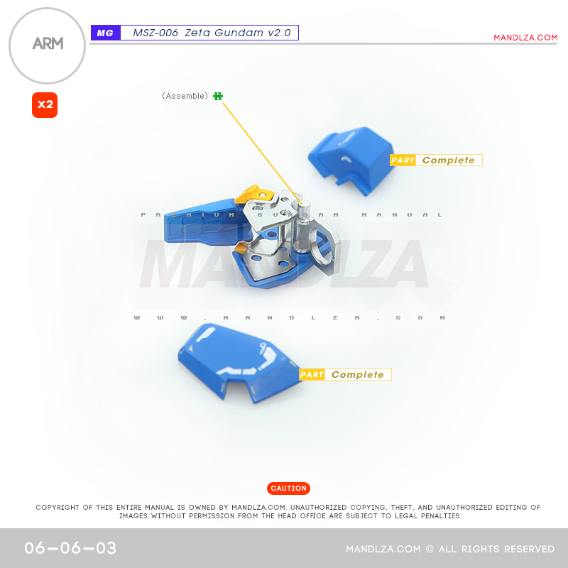 MG] MSZ-006 ZETA 2.0 ARM 06-06