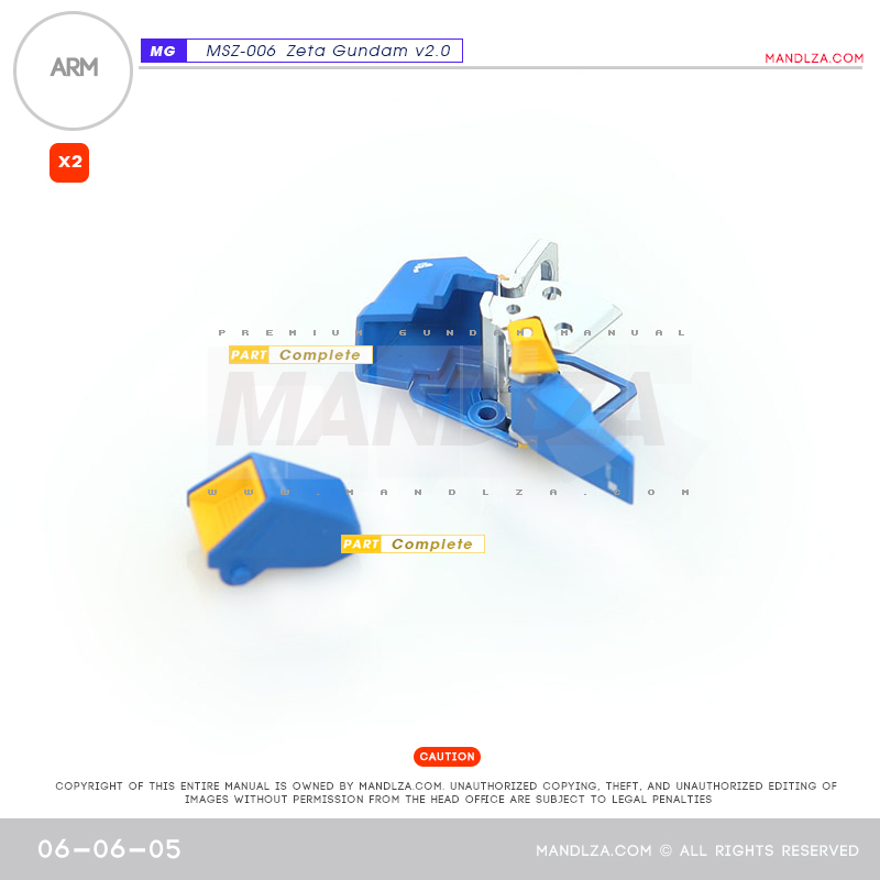 MG] MSZ-006 ZETA 2.0 ARM 06-06
