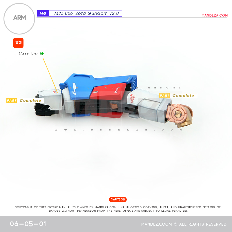 MG] MSZ-006 ZETA 2.0 ARM 06-05