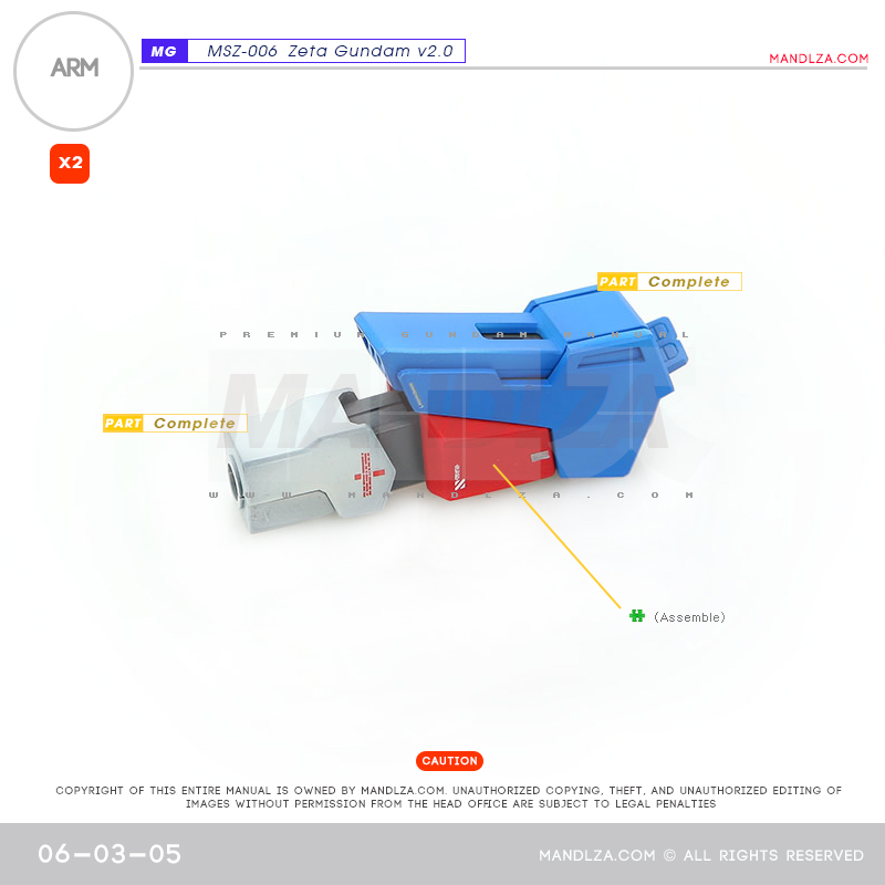 MG] MSZ-006 ZETA 2.0 ARM 06-03