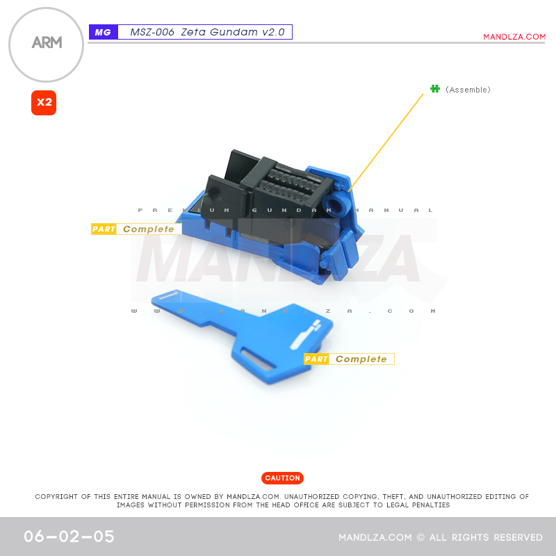 MG] MSZ-006 ZETA 2.0 ARM 06-02
